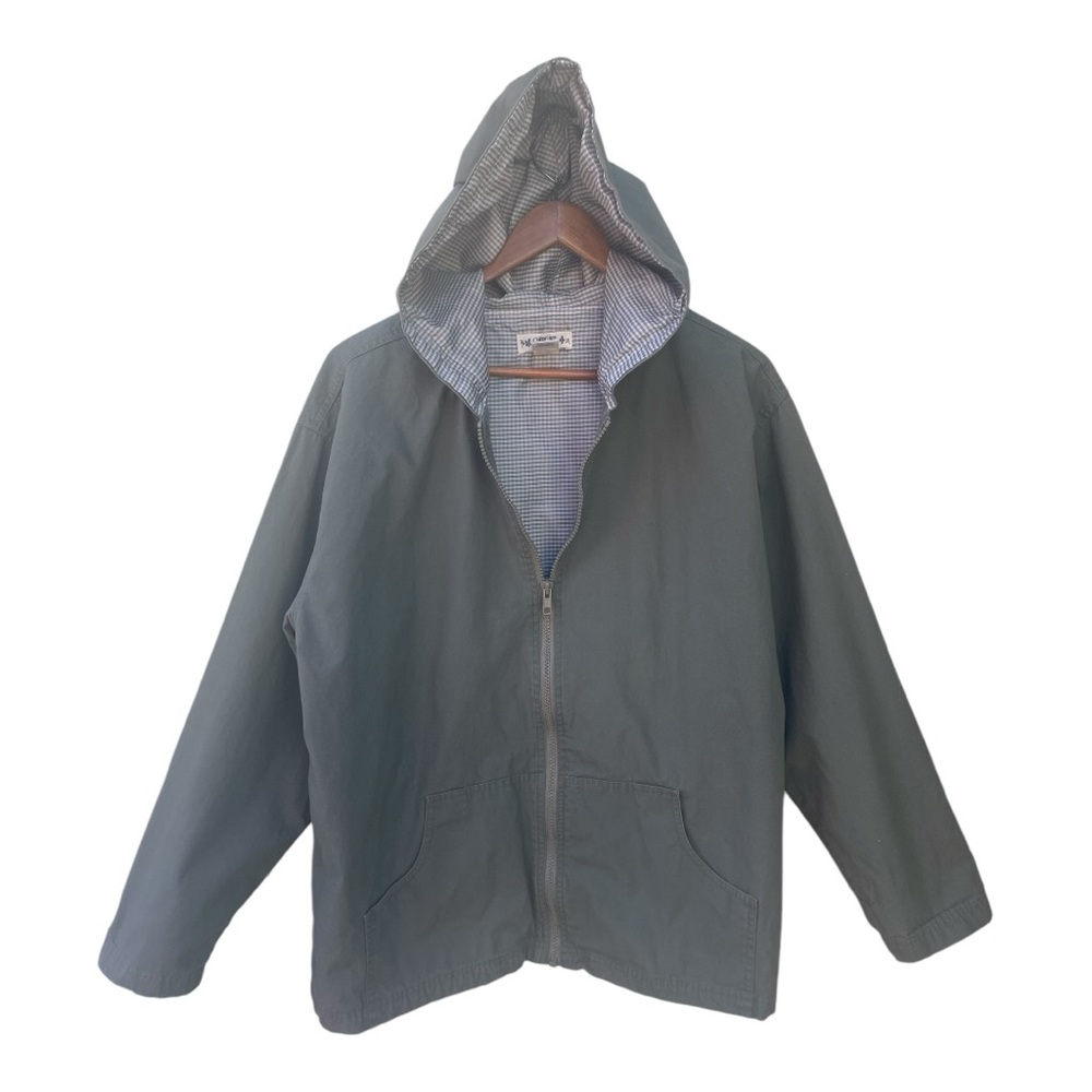 Cherokee Women's Hooded Olive Green Lightweight Jacket with Front Pocket Sz M - Picture 5 of 10